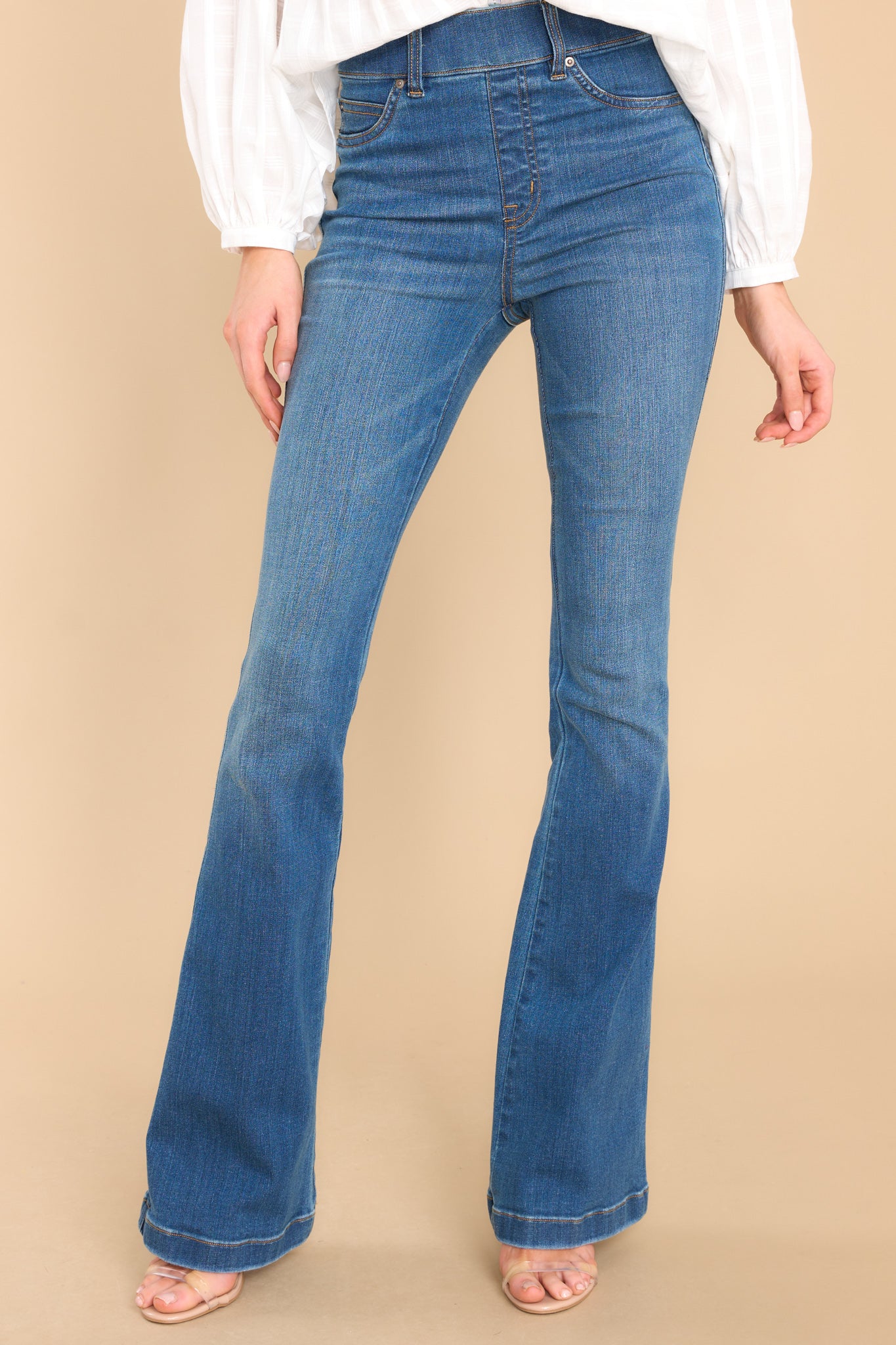 SPANX Flare Jeans in Vintage Indigo