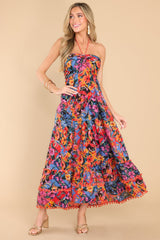 Darling Multi Floral Print Maxi Dress - All Dresses | Red Dress
