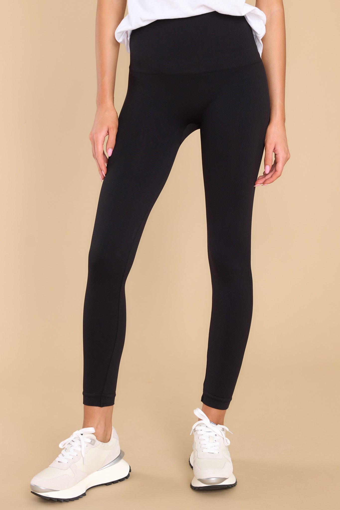 Buy SPANX® Eco Care Black High Waisted Seamless Leggings from the