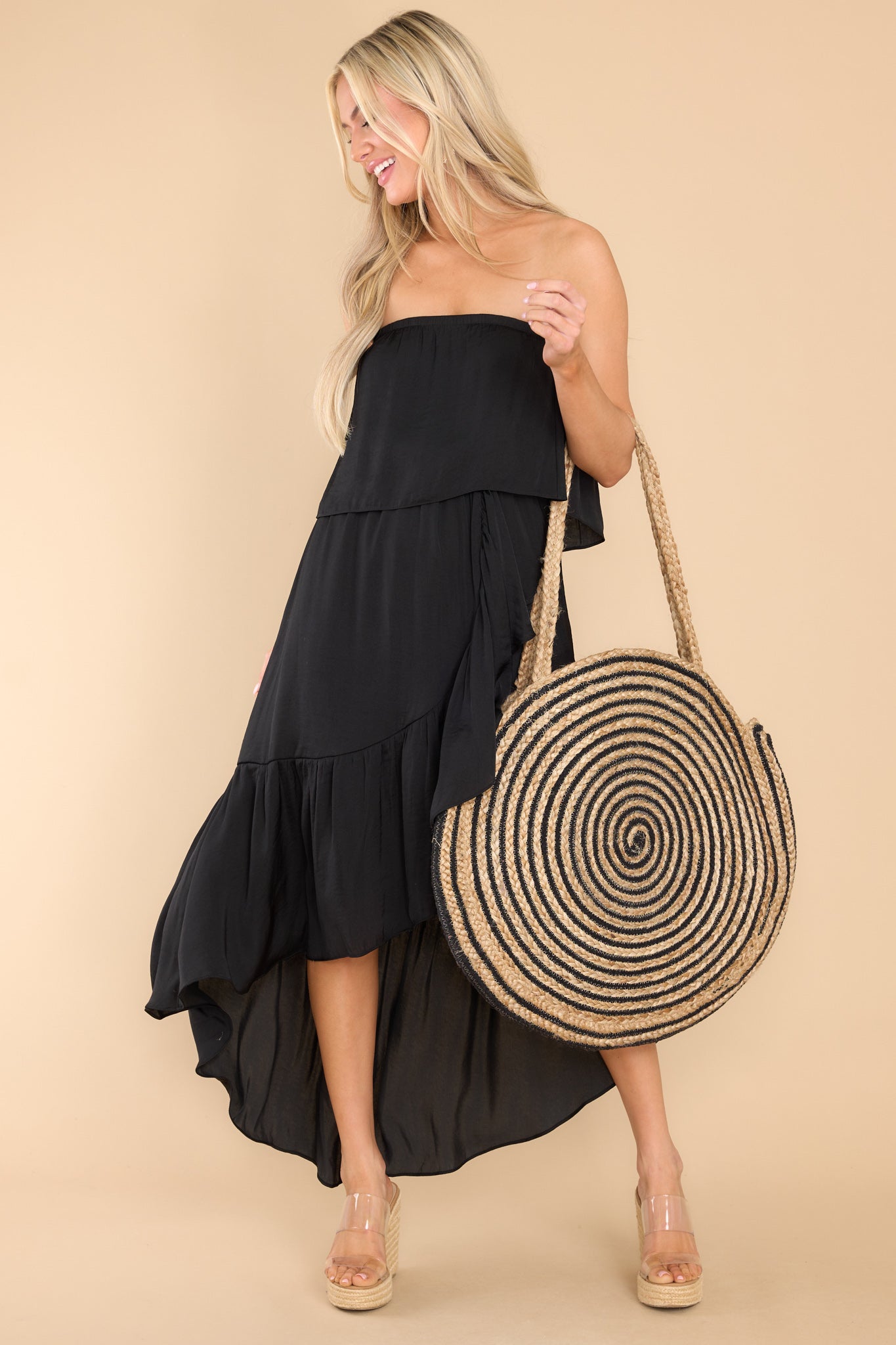 Covered By Love Black Maxi Dress