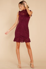 Chic Lace Sleeveless Dress - Mini Dresses |