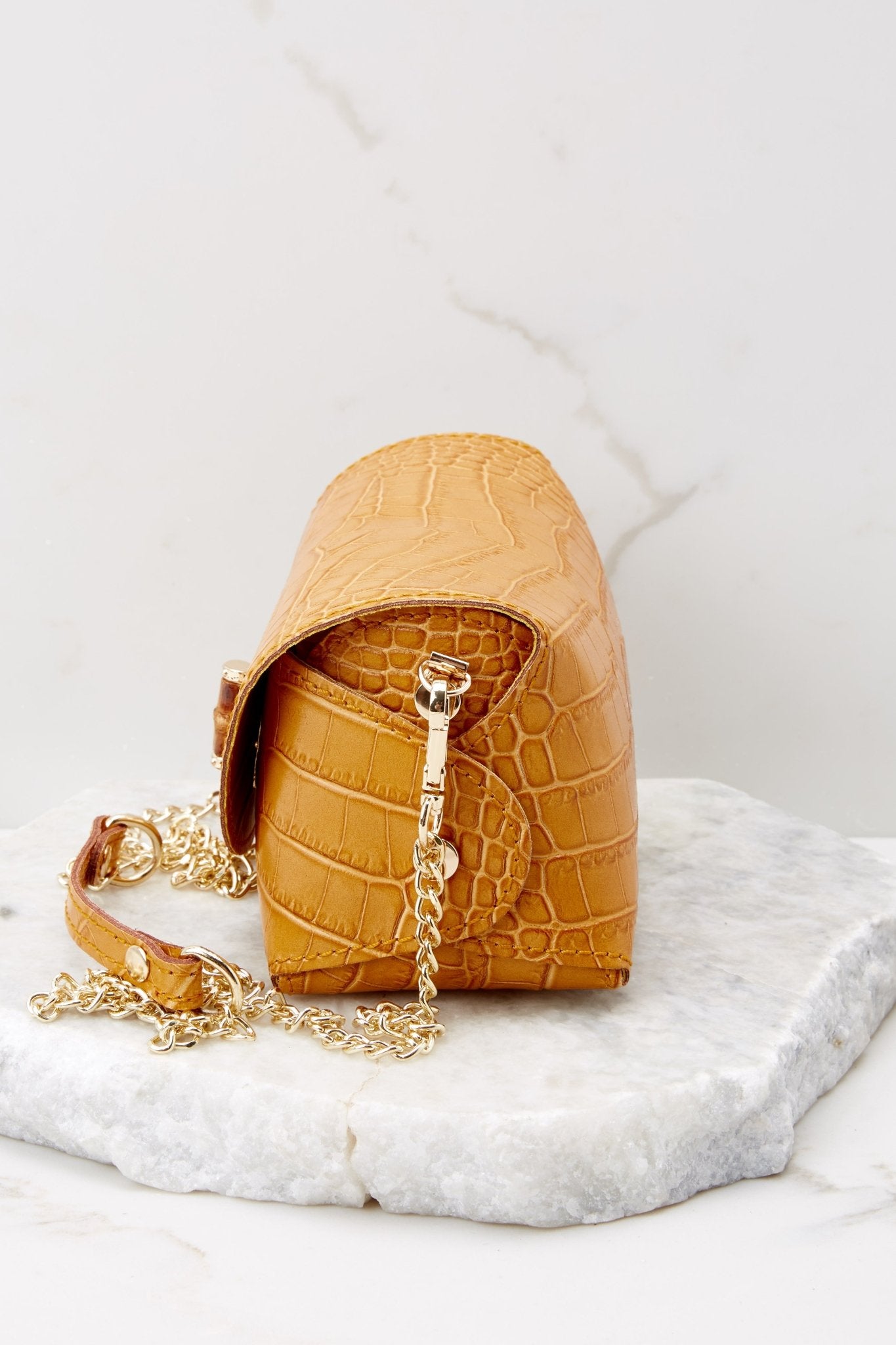 Aura Italian Made Crocodile Embossed Leather Tote Handbag